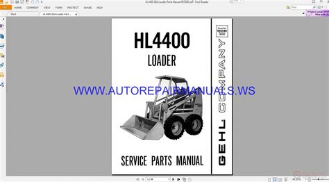 gehl hl4400 skid steer parts|gehl 4400 problems.